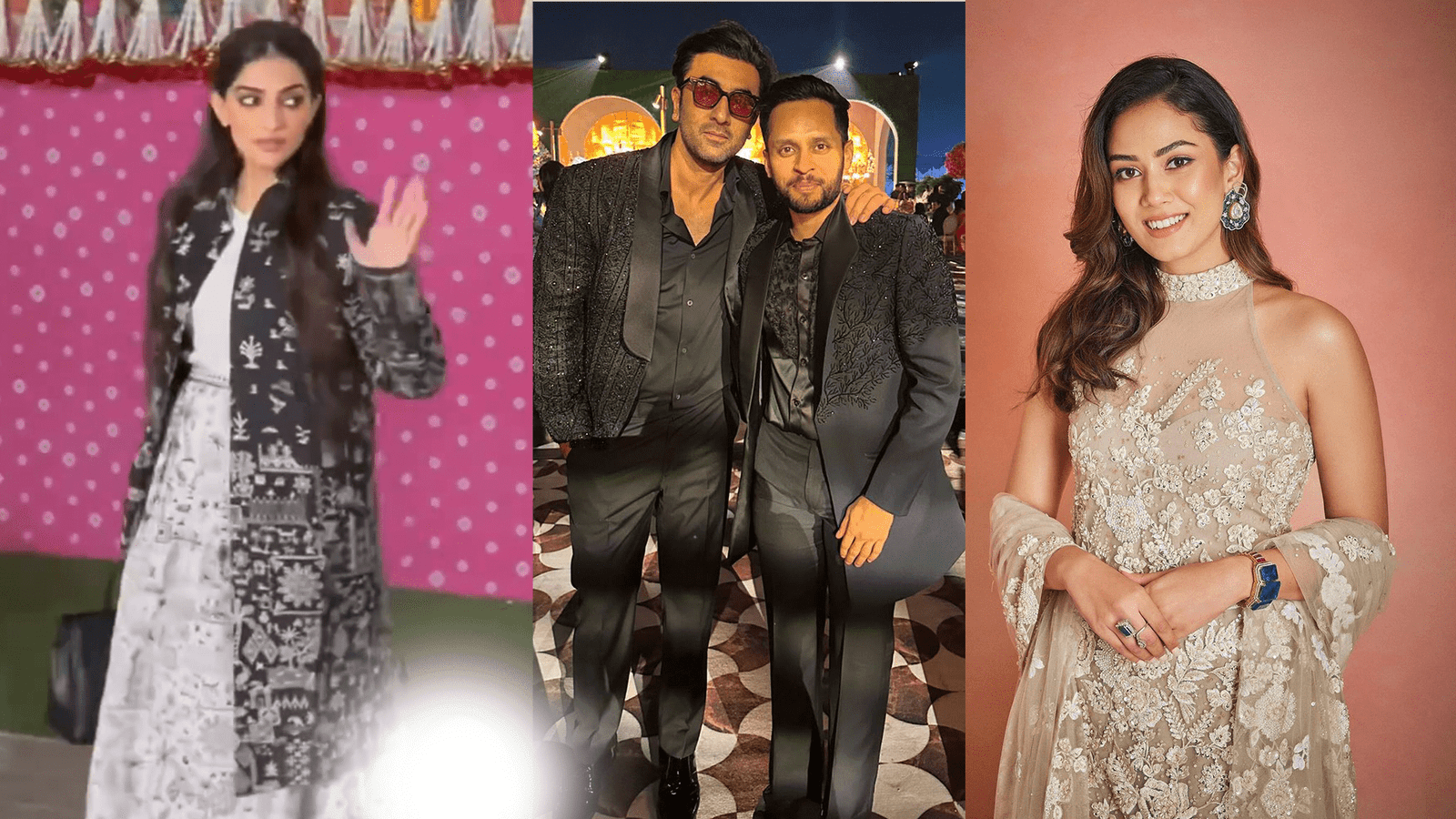 Bollywood Celebs Rock Pakistani Designer Outfits At Ambani Pre-Wedding Bash