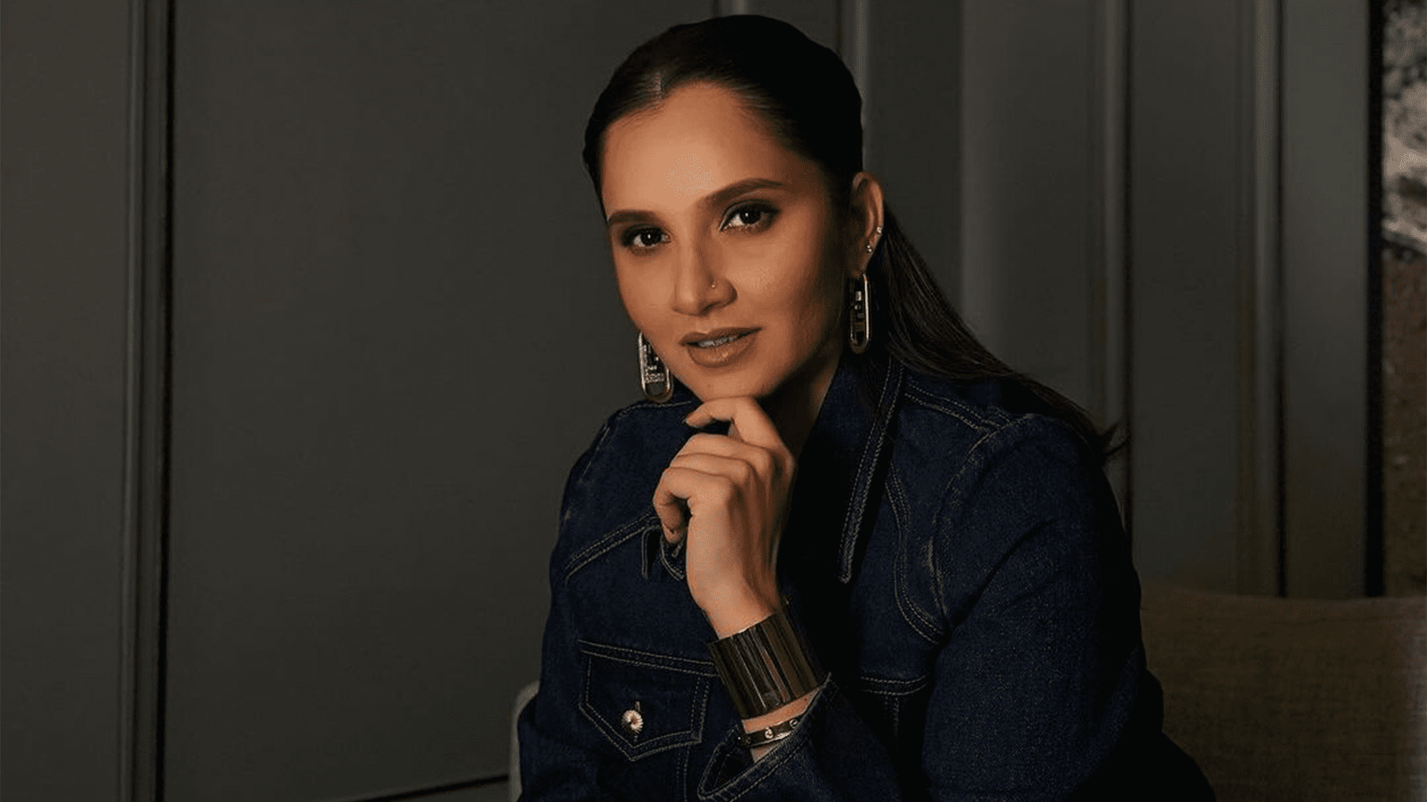 Denim Delight: Sania Mirza Nails the Double Denim Trend