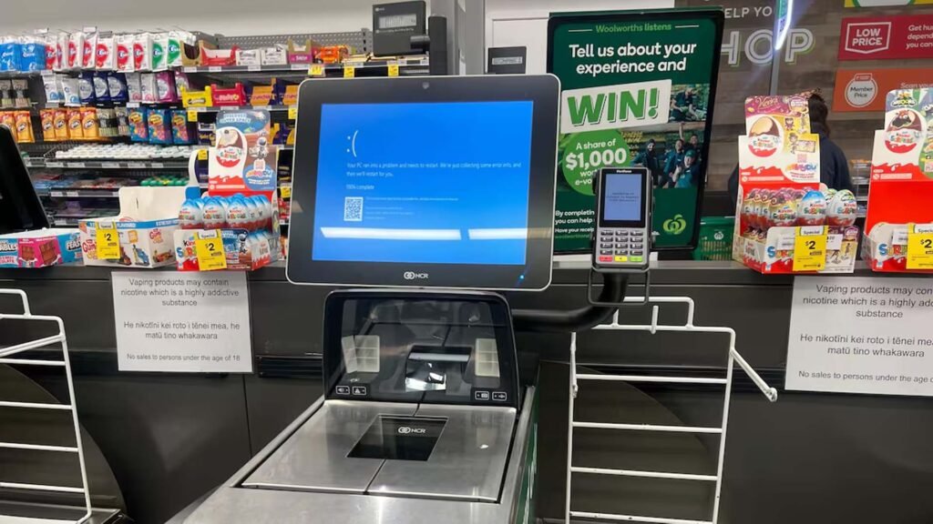 Tech Crash also interrupt in malls and stores