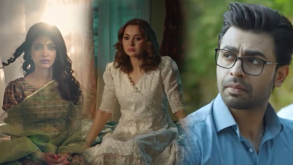 Cast of Kaisi Hai Yeh Ruswai, Hania Amir, Kinza Hashmi, and Farhan Saeed