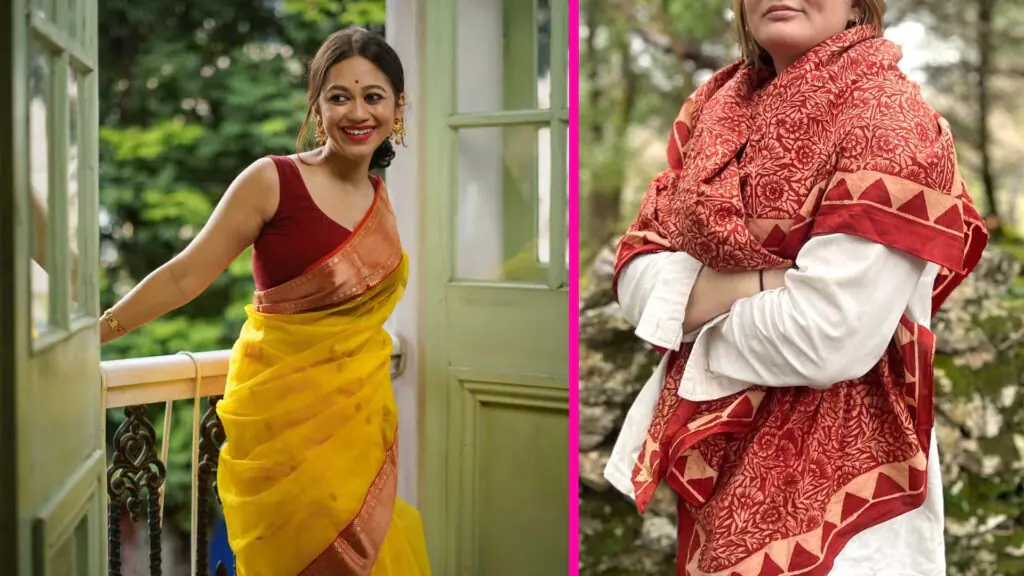 Mixing Tradition with Urban Cool: How Street Style Meets Luxury Handloom on the Streets 7 Bold Colors and Prints as a Staple