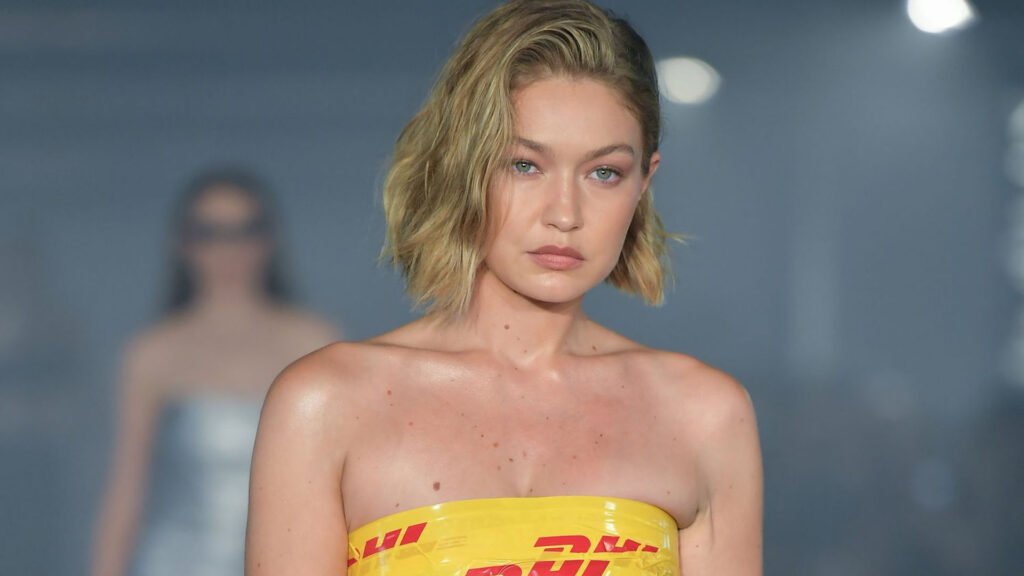 Gigi Hadid DHL Dress