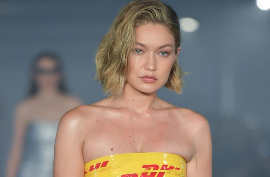 Gigi Hadid DHL Dress