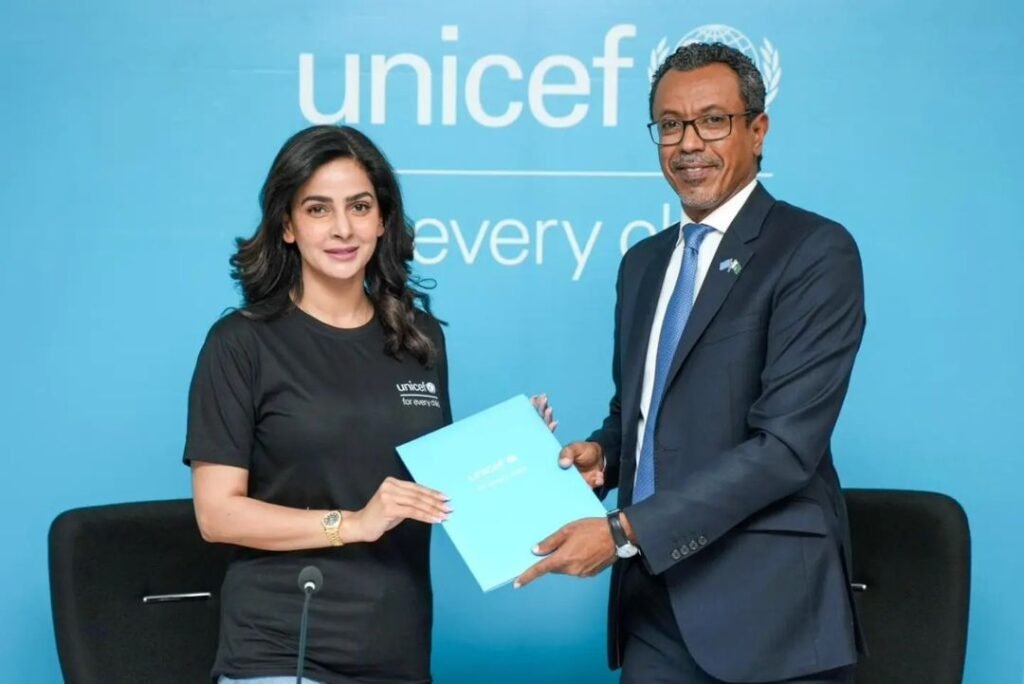 Saba Qamar Received the Official Ambassador from UNICEF