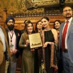 Entertainment 20 Mahira Khan Recieving the British Parliament Award