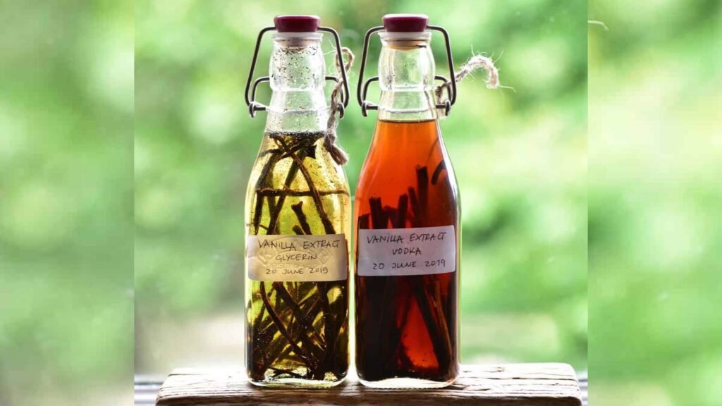 Alcohol-Free Vanilla Extract Recipe for Sensitive Diets, vegetable glycerin