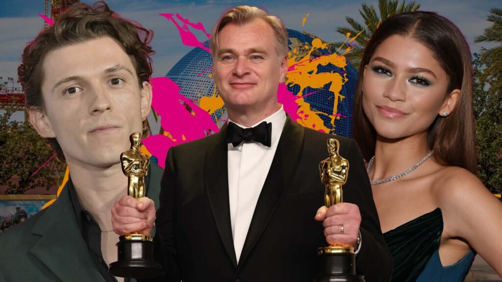 Tom Holland, Zendaya and Christopher Nolan