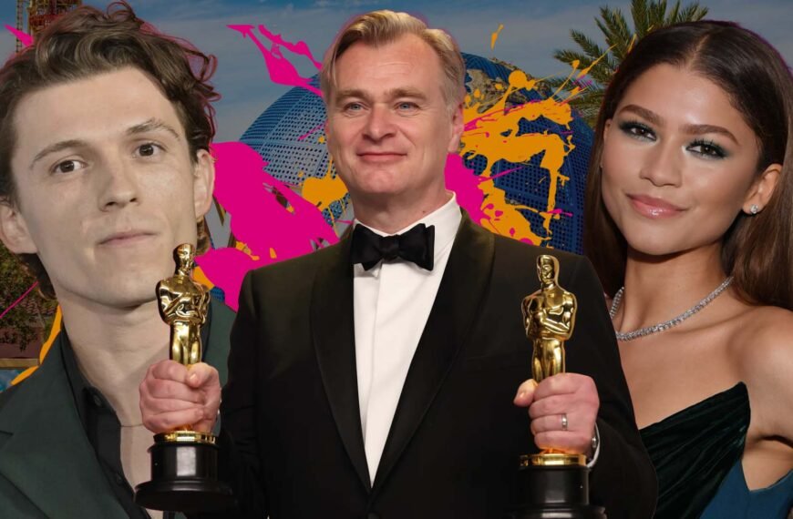 Tom Holland, Zendaya and Christopher Nolan