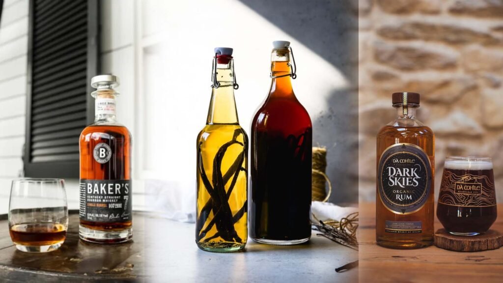 Vanilla Extract Recipe with Alcohol: Bourbon and Rum Options