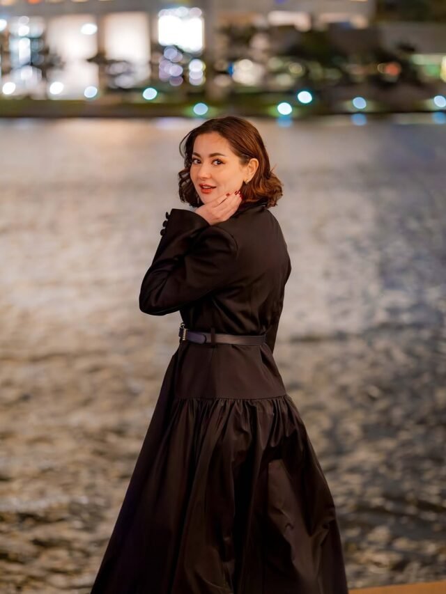 Hania Aamir Dazzles in Dallas, Texas: A Glamorous Evening by the Waterfront