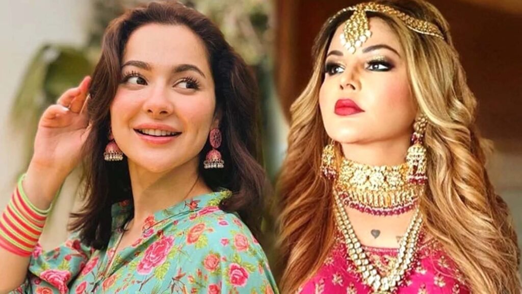 Hania Amir and Rakhi Sawant