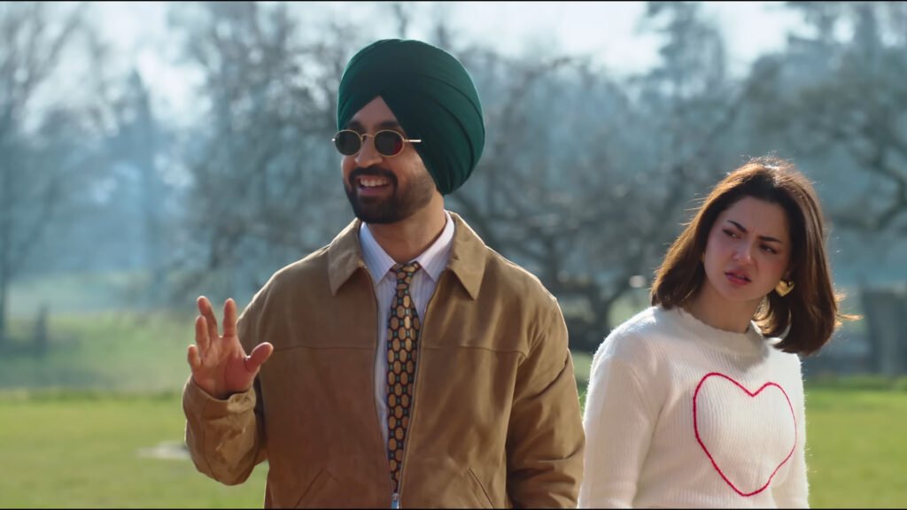 Hania Aamir and Diljit Dosanjh in Sardar Ji 3
