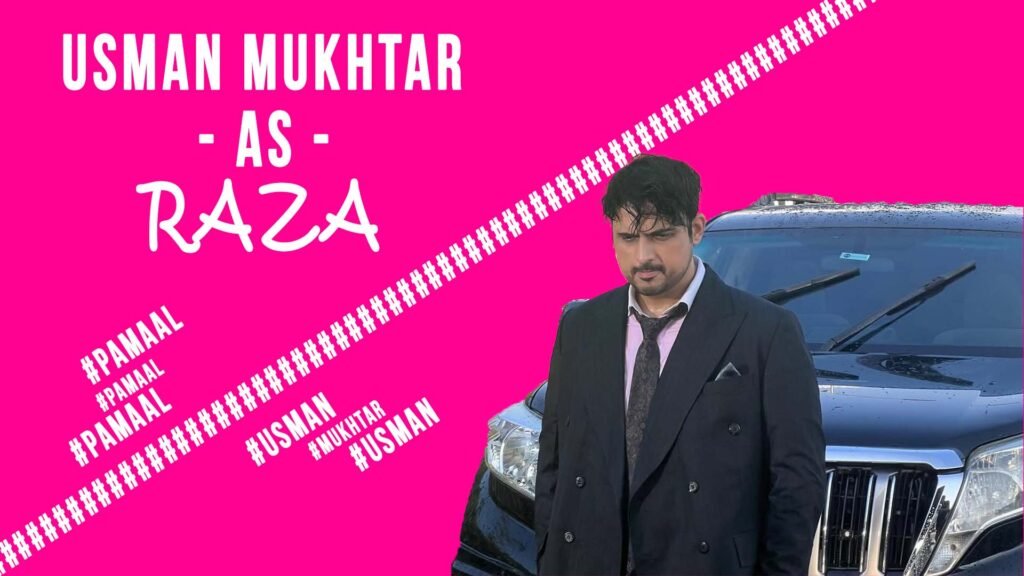 Usman Mukhtar as Raza in Pamaal