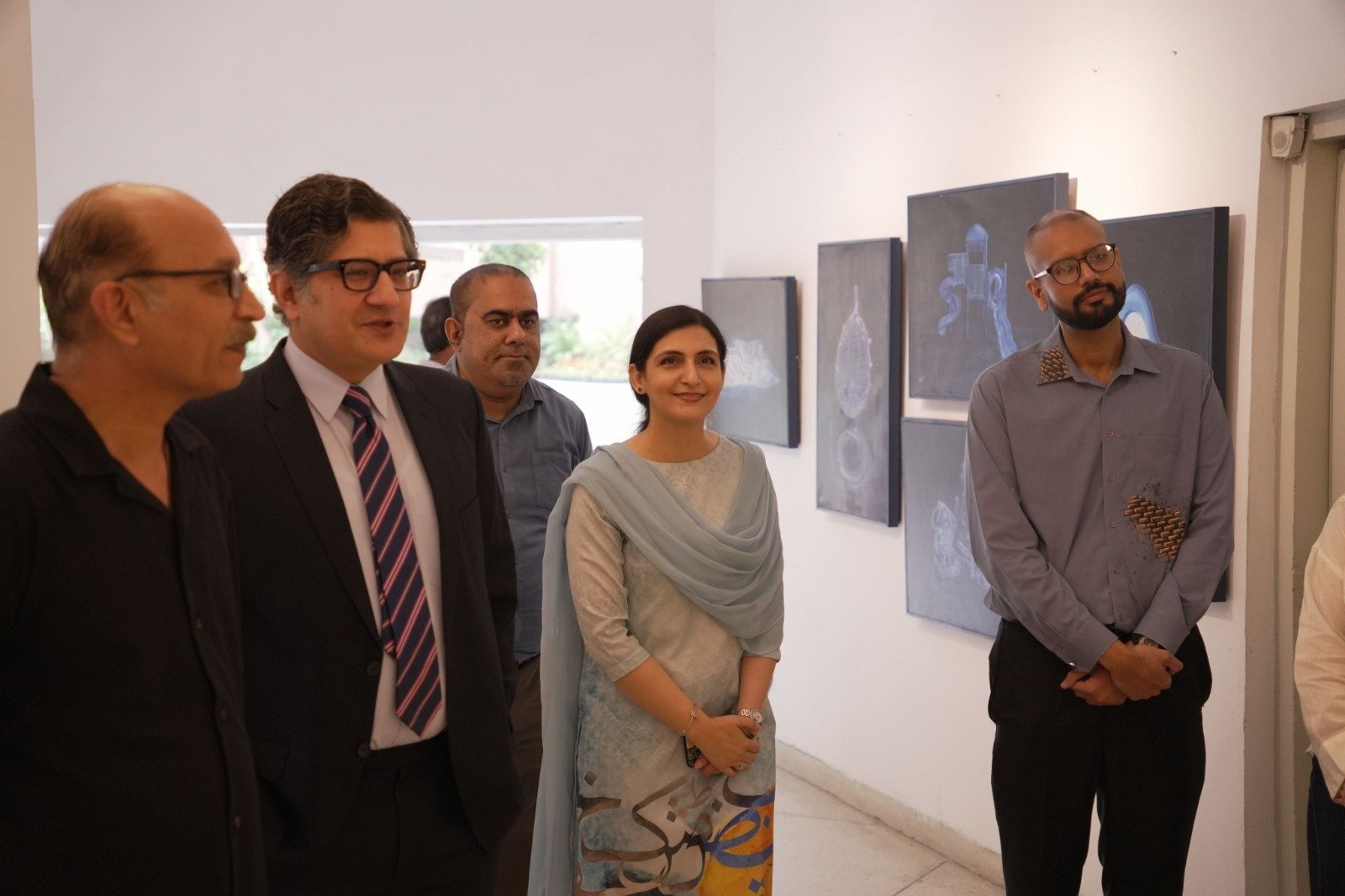 Ustad ALLAH Bux Gallery, GC University Students