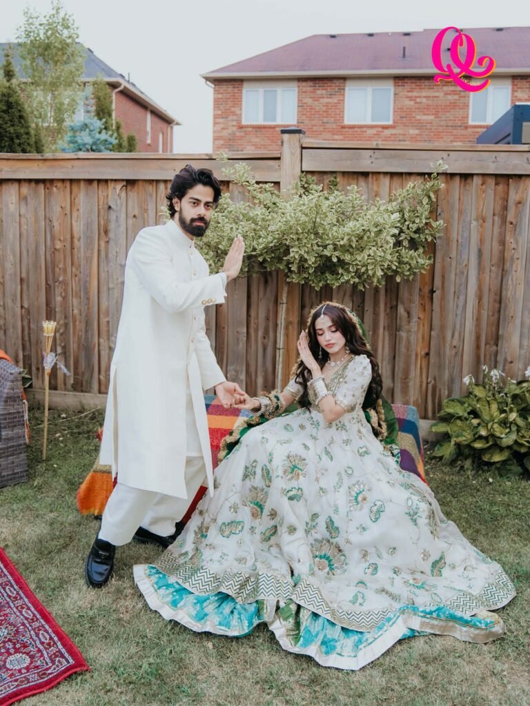 Aima Baig and Zain Ahmed wedding Attire