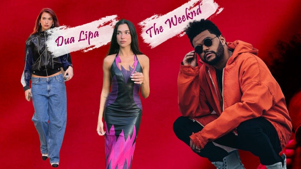 Y2K Fashion Revival & Music Influence in 2025, Dua Lipa, The Weeknd