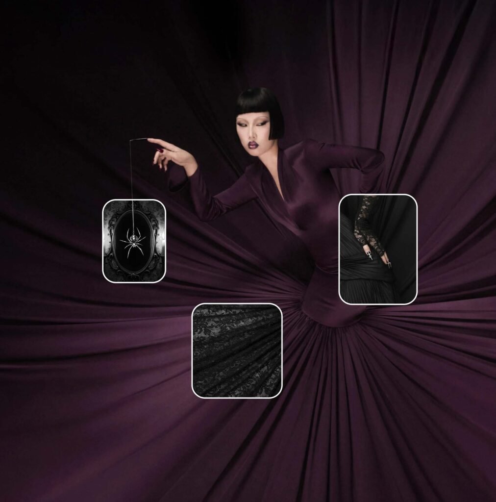 trends for 2026, Vamp Romantic Elegance