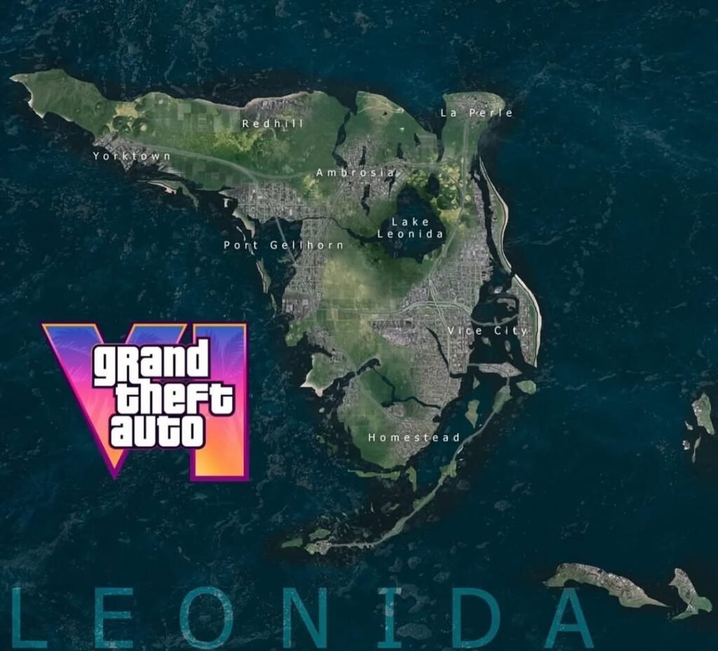 Leonida map GTA 6