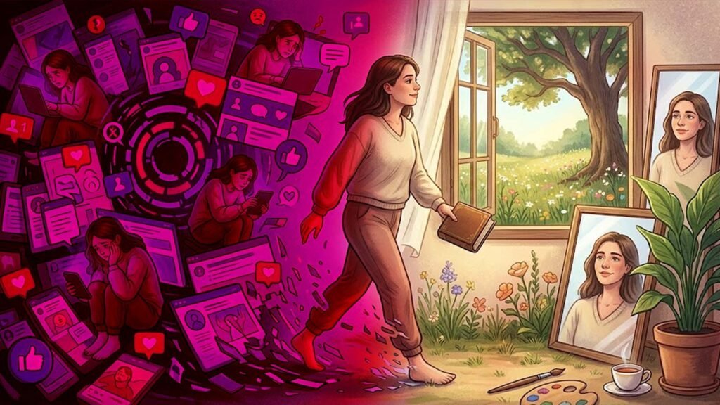 Offline Is the Real One, social media one is fake.