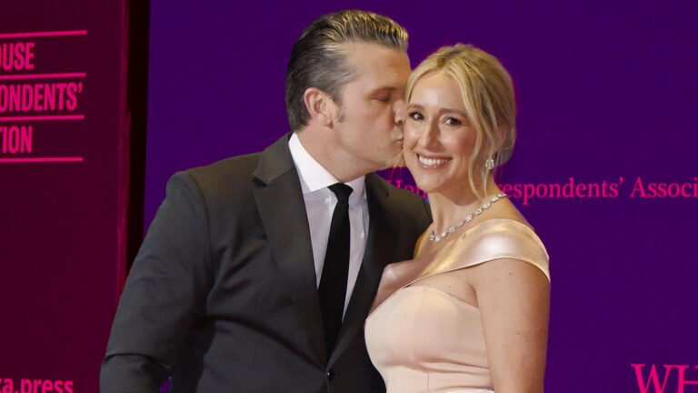 Pete Hegseth and Jennifer Rauchet at WHCD