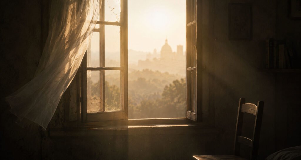 Generational Trauma: Survived, Never Healed. 9 A open window and Ligh coming to room