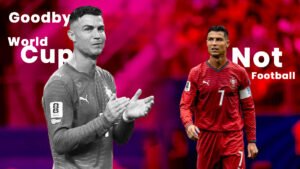Ronaldo Good bye to world cup not foot ball