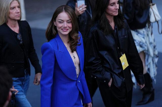 Law Roach and Zendaya Own Paris Fashion Week Finale 2026 11 Emma Stone at the Paris fashion week finale