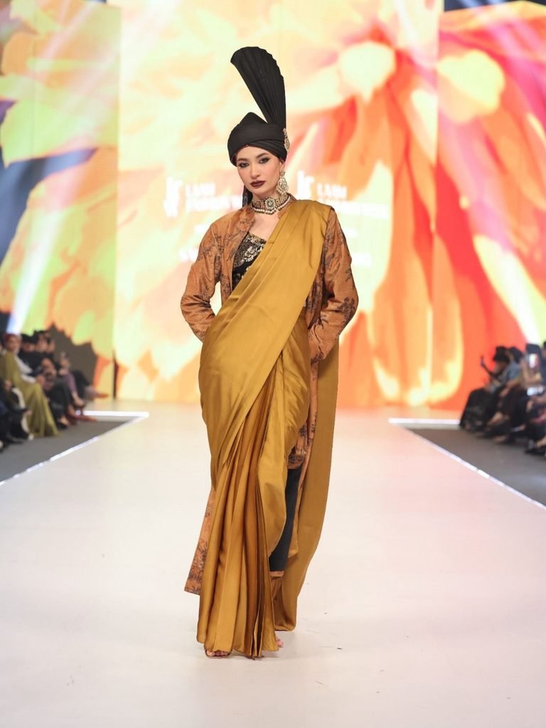 LAAM Fashion Week Season 2 Proved Celebs Aren't the Story 7 Sadhbarg Punjabi headpiece look in the LFW Edit at LAAM Fashion Week 2026